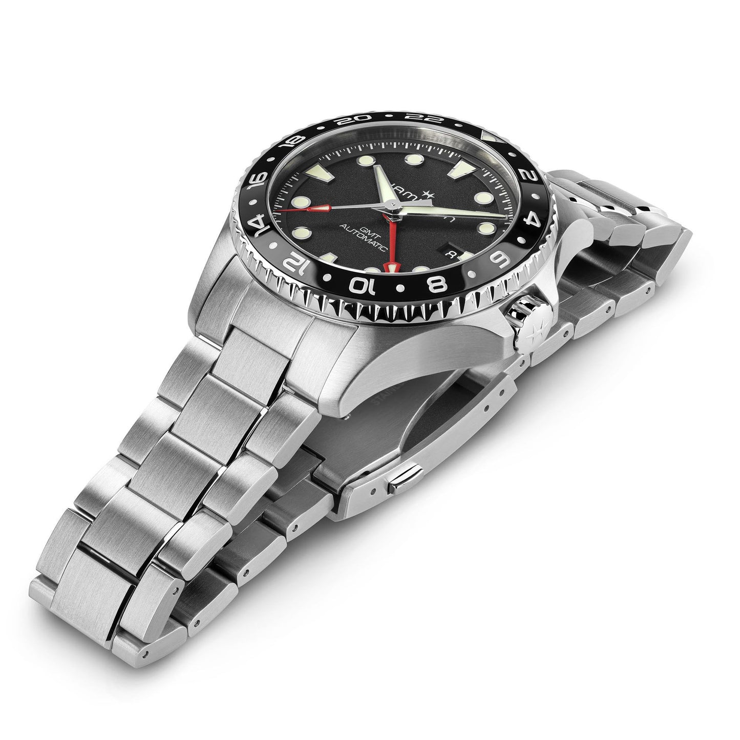 Khaki Navy Scuba Auto GMT 43 mm