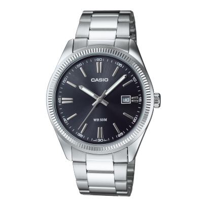 Casio Orologio Uomo Acciaio Inossidabile Data Impermeabile Linea Timeless Collection