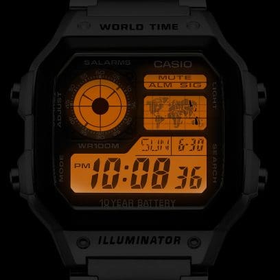 Orologio Uomo Casio Illuminator 45mm Resina Digitale Multifunzione