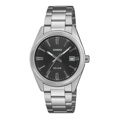 Orologio Unisex Casio Acciaio 42mm Placcato Ioni Quadrante Analogico Linea Timeless Collection