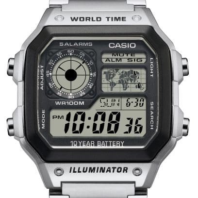 Orologio Uomo Casio Illuminator 45mm Resina Digitale Multifunzione