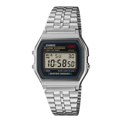 Orologio Digitale Unisex Casio A159we-1ef Acciaio Inox