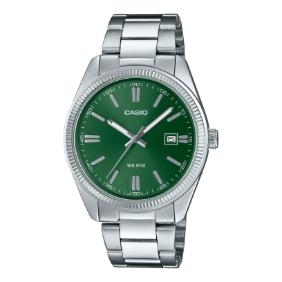 Casio Orologio Uomo Data Impermeabile Acciaio Linea Timeless Collection