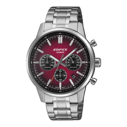 Cronografo Edifice 40.5mm In Acciaio Inossidabile Quadrante Degradé