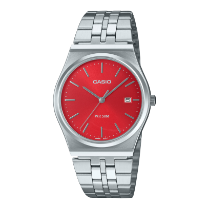 Orologio Unisex Casio 40mm Acciaio Inossidabile Rosso
