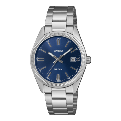 Orologio Unisex Casio Metallo Quarzo Display Data Acciaio Linea Timeless Collection