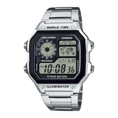Orologio Uomo Casio Illuminator 45mm Resina Digitale Multifunzione