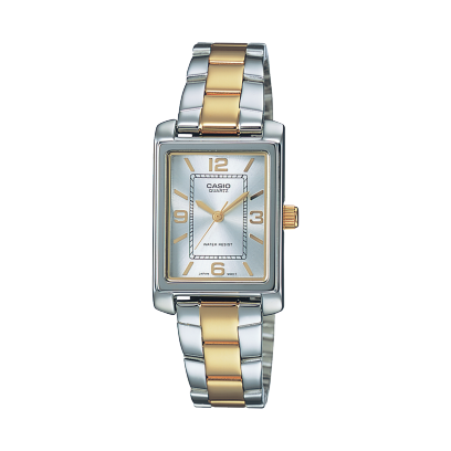 Orologio Donna Casio 32mm Placcato Ionico Quadrante Argento Linea Timeless Collection