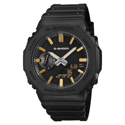 Casio G-Shock GA-2100LXB-1A9 nero con dettagli dorati
