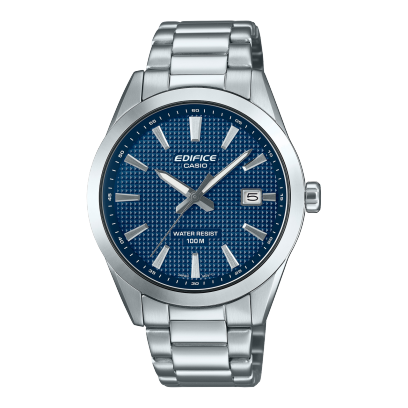 Orologio Uomo Edifice 40mm In Acciaio Quadrante Blu