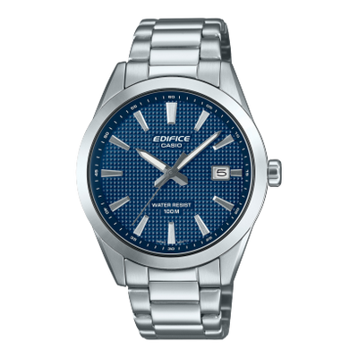 Orologio Uomo Edifice 40mm In Acciaio Quadrante Blu