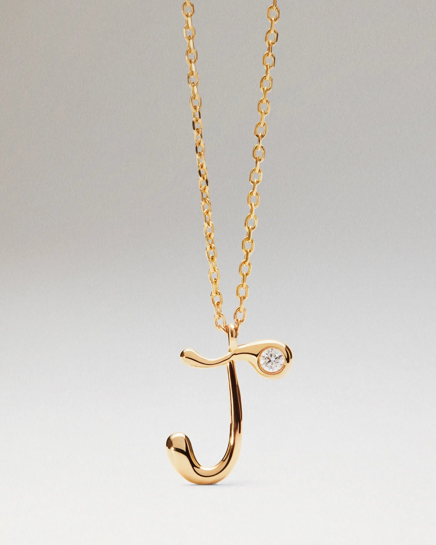 Collana Pdpaola Con Ciondolo In Argento 925 Con Iniziale Placcato Oro 18k O Rodio