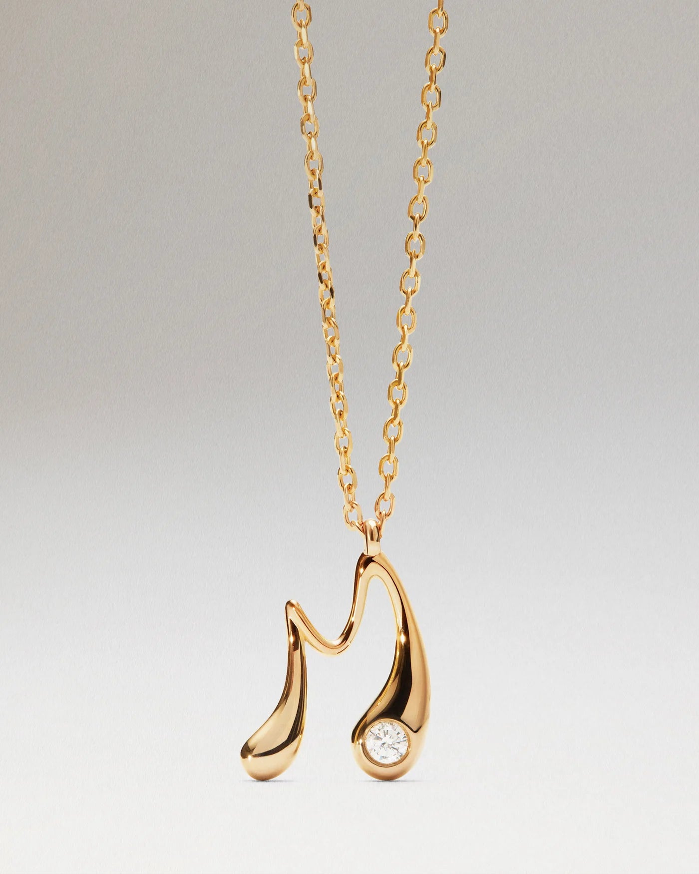 Collana Pdpaola Con Ciondolo In Argento 925 Con Iniziale Placcato Oro 18k O Rodio