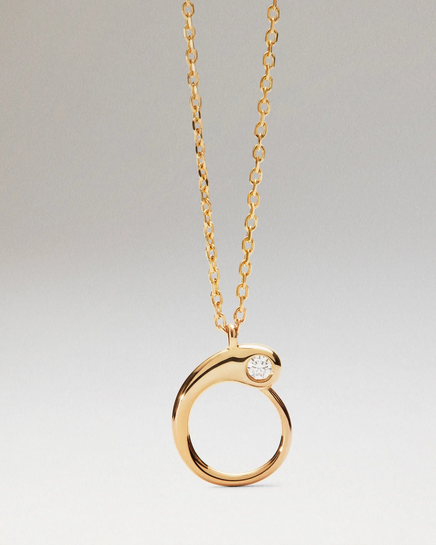 Collana Pdpaola Con Ciondolo In Argento 925 Con Iniziale Placcato Oro 18k O Rodio