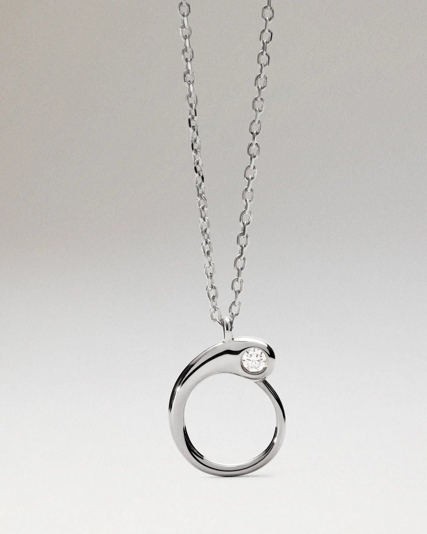 Collana Pdpaola Con Ciondolo In Argento 925 Con Iniziale Placcato Oro 18k O Rodio