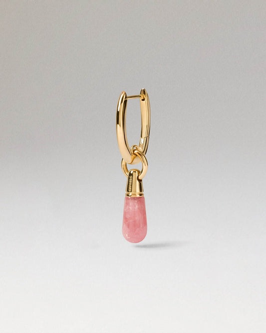 PDPAOLA - Orecchini Pdpaola Rhodochrosite Jupiter Single Hoop - Nazareno Bancone Gioielli