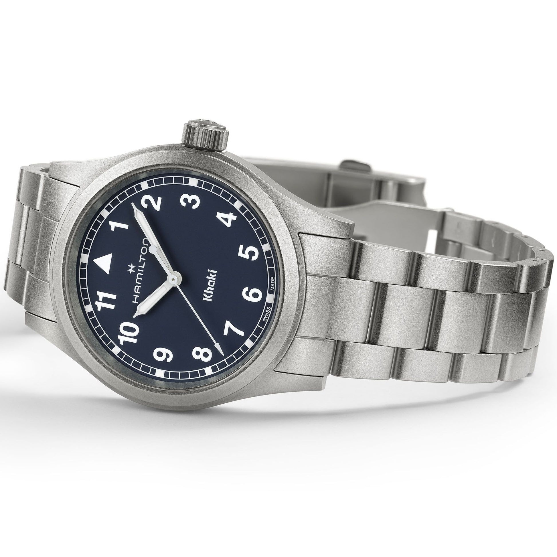 Hamilton - Orologio Hamilton 38mm In Acciaio Quadrante Blu - Nazareno Bancone Gioielli