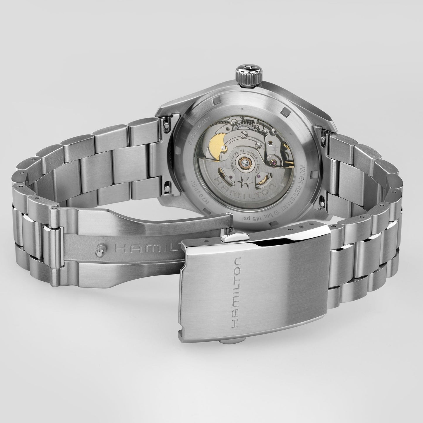 Hamilton - Orologio Hamilton 38mm In Acciaio Quadrante Nero - Nazareno Bancone Gioielli