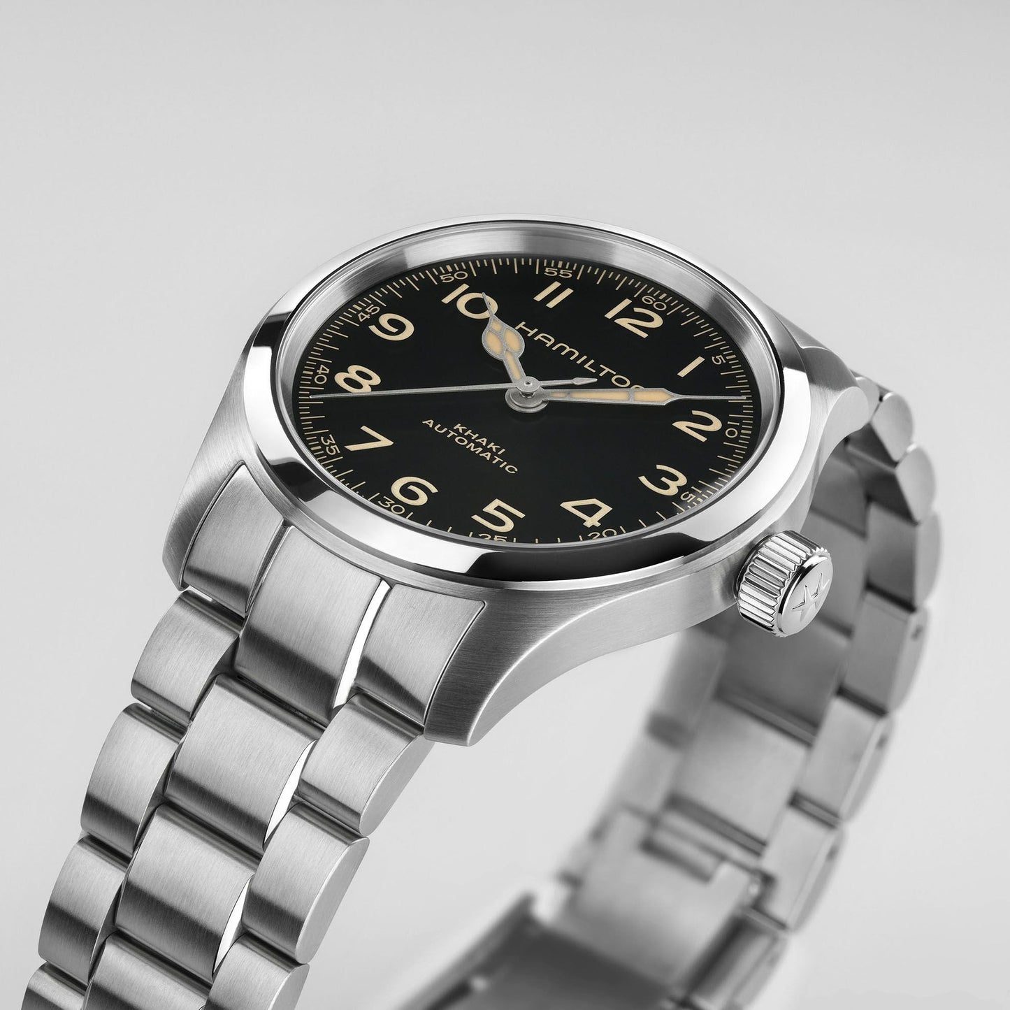 Hamilton - Orologio Hamilton 38mm In Acciaio Quadrante Nero - Nazareno Bancone Gioielli