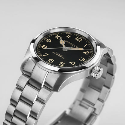 Hamilton - Orologio Hamilton 38mm In Acciaio Quadrante Nero - Nazareno Bancone Gioielli