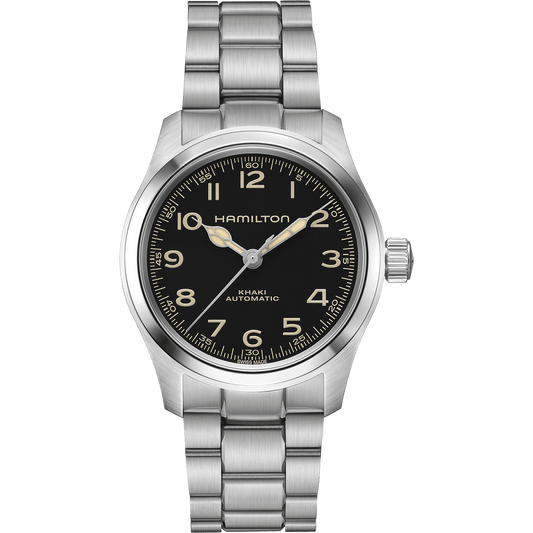 Hamilton - Orologio Hamilton 38mm In Acciaio Quadrante Nero - Nazareno Bancone Gioielli