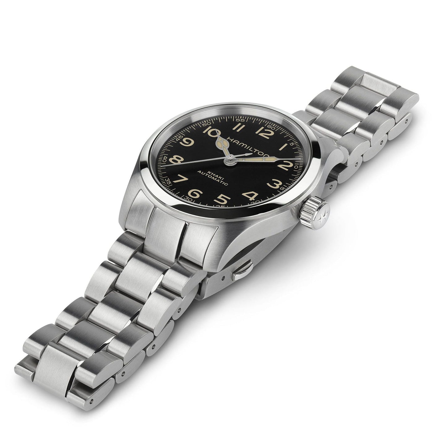 Hamilton - Orologio Hamilton 38mm In Acciaio Quadrante Nero - Nazareno Bancone Gioielli