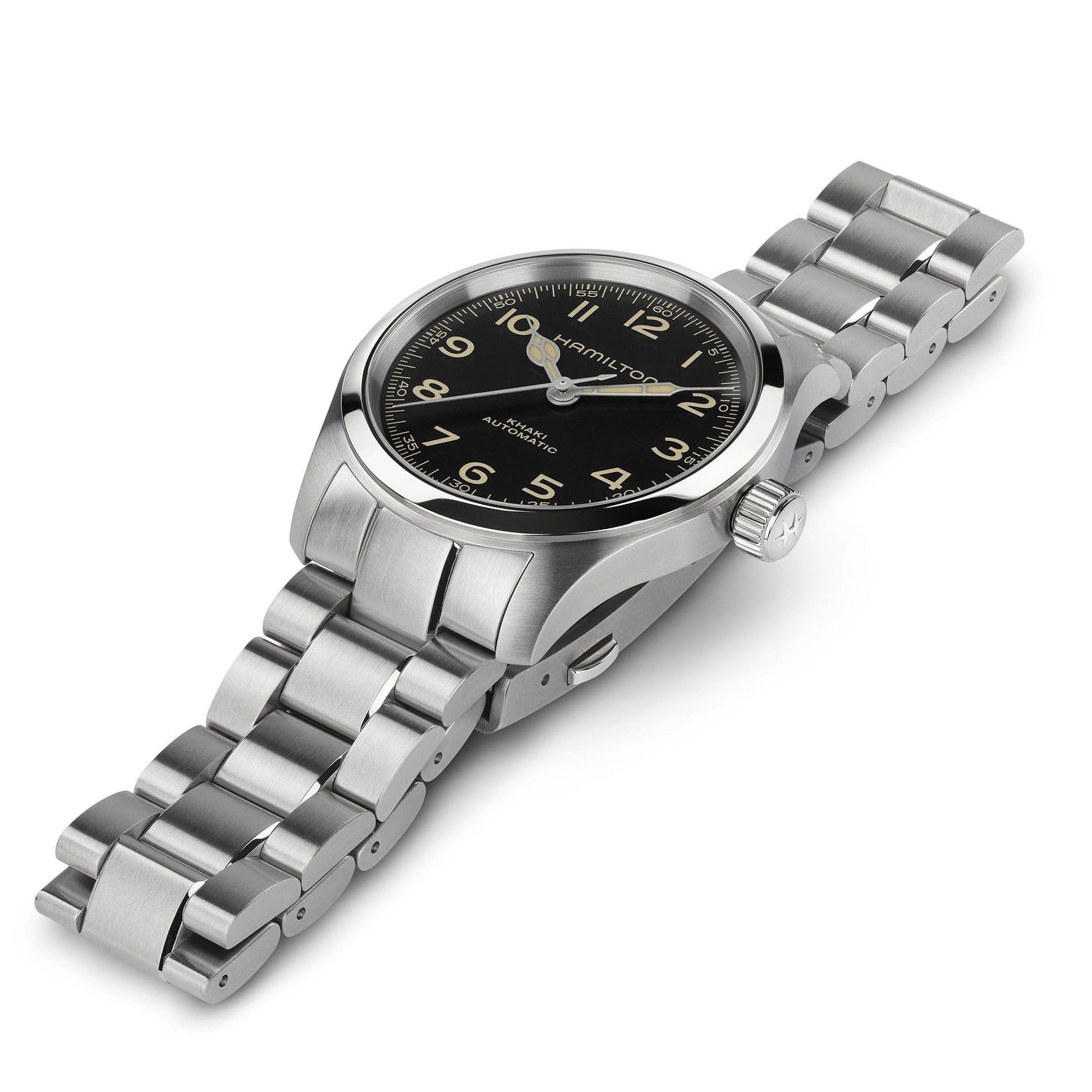 Hamilton - Orologio Hamilton 38mm In Acciaio Quadrante Nero - Nazareno Bancone Gioielli