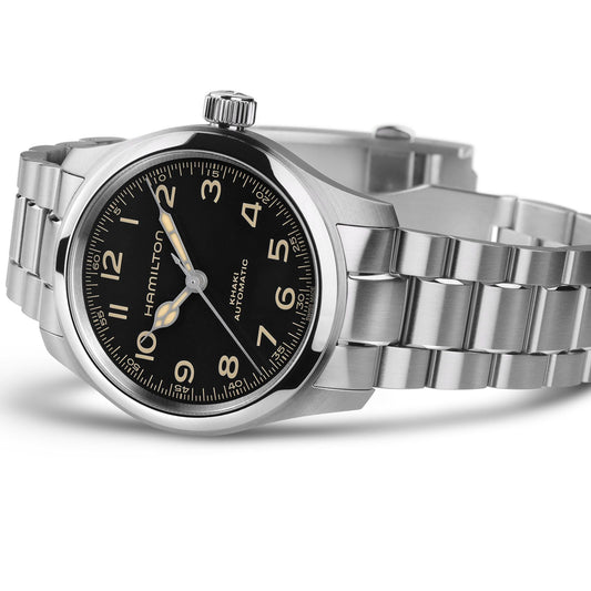 Hamilton - Orologio Hamilton 38mm In Acciaio Quadrante Nero - Nazareno Bancone Gioielli