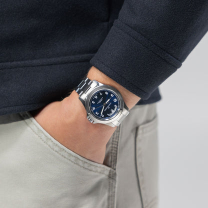 Hamilton - Orologio Hamilton 40 Mm Acciaio Spazzolato Quadrante Blu - Nazareno Bancone Gioielli