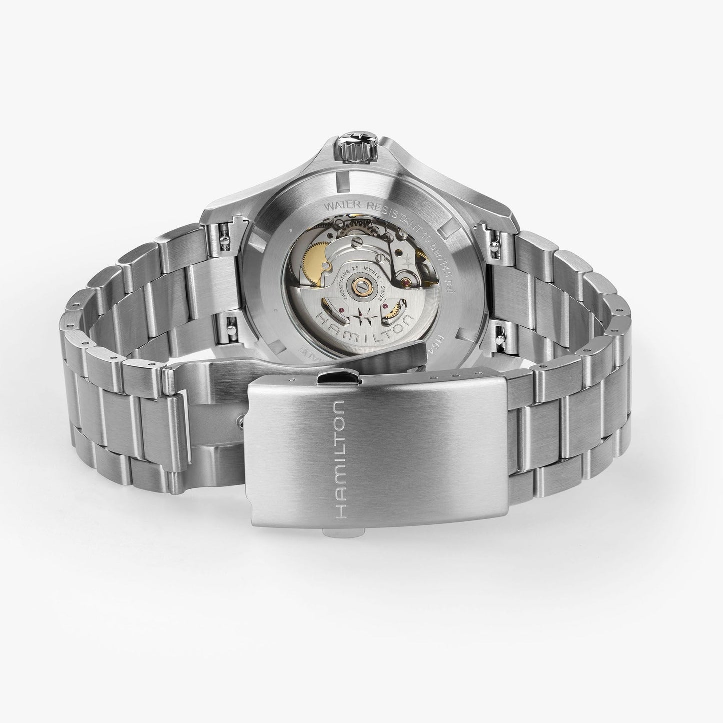 Hamilton - Orologio Hamilton 40 Mm Acciaio Spazzolato Quadrante Blu - Nazareno Bancone Gioielli