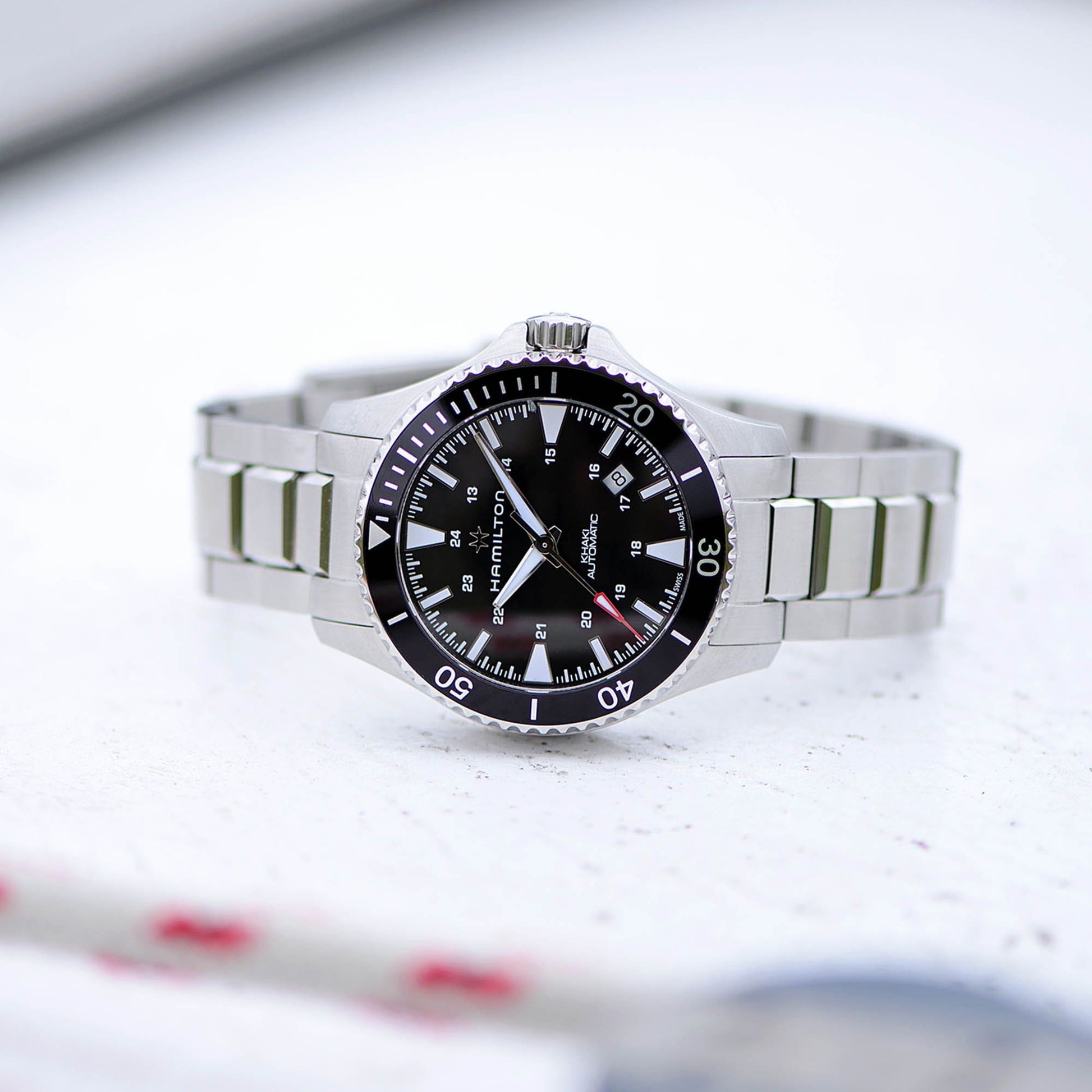 Hamilton - Orologio Hamilton 40mm In Acciaio Quadrante Nero - Nazareno Bancone Gioielli