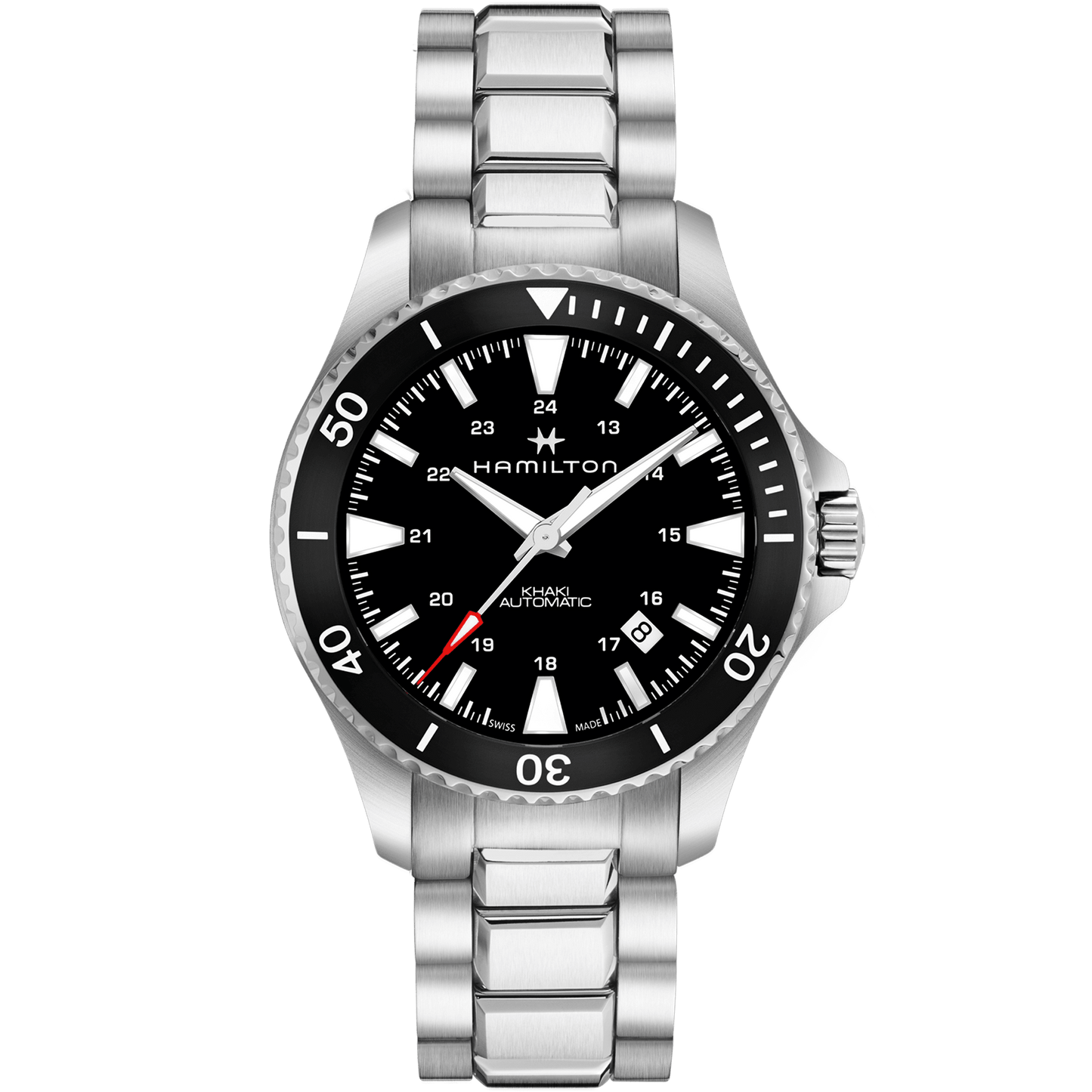 Hamilton - Orologio Hamilton 40mm In Acciaio Quadrante Nero - Nazareno Bancone Gioielli