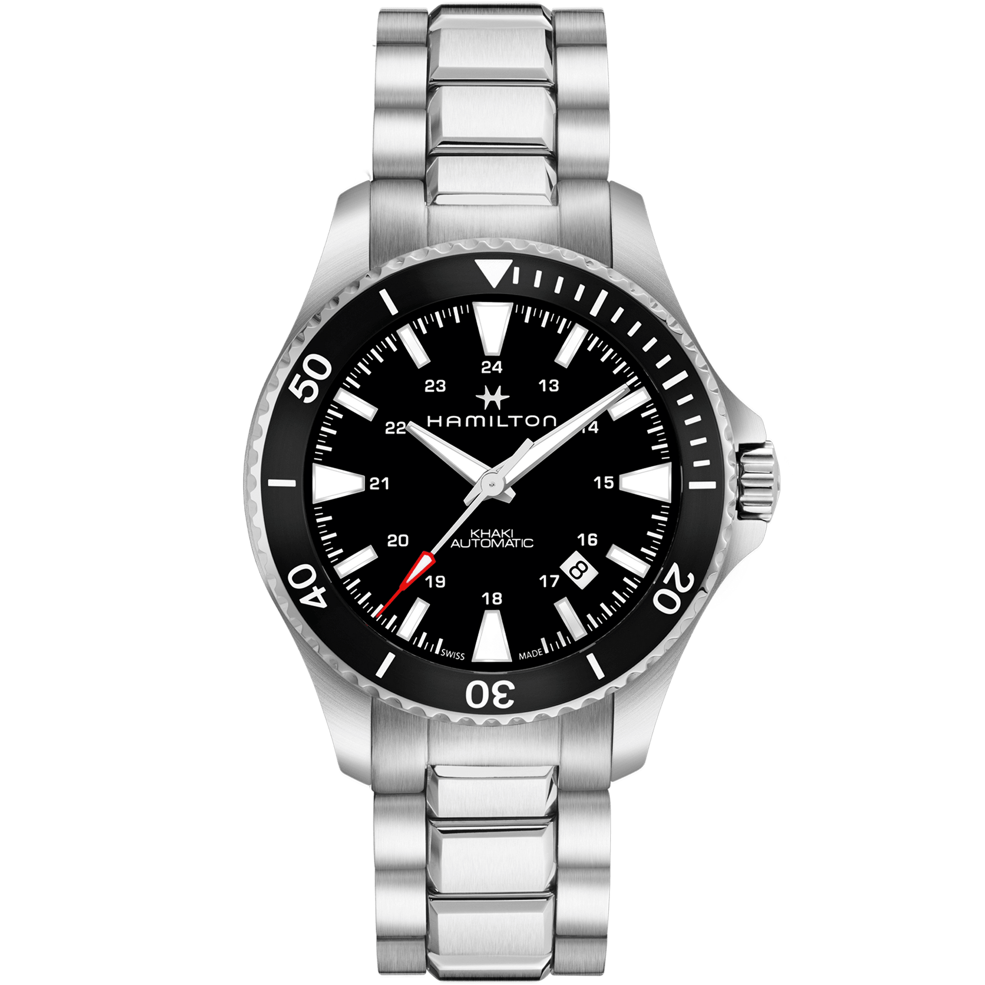 Hamilton - Orologio Hamilton 40mm In Acciaio Quadrante Nero - Nazareno Bancone Gioielli
