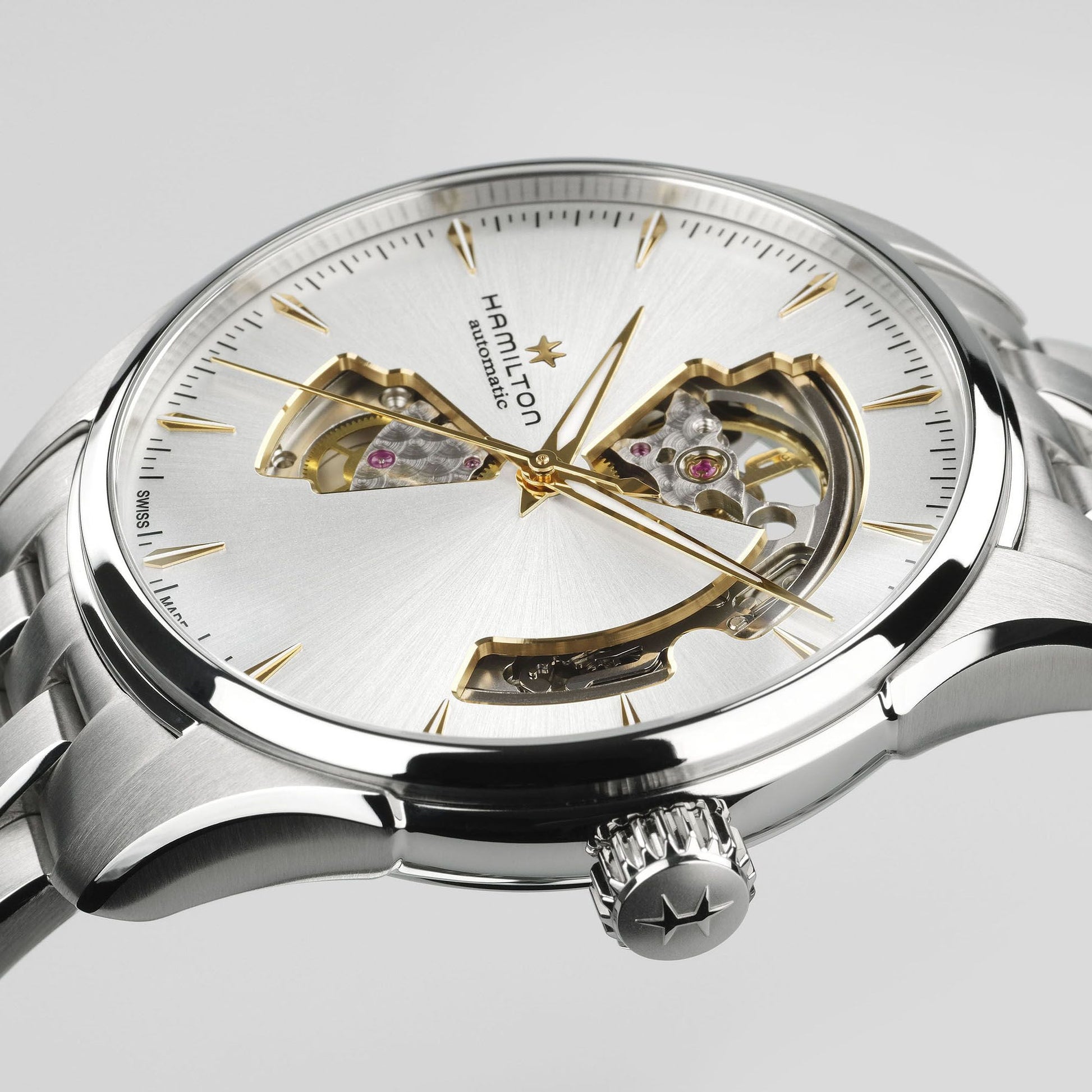 Hamilton - Orologio Uomo Hamilton 40mm In Acciaio Quadrante Argento - Nazareno Bancone Gioielli
