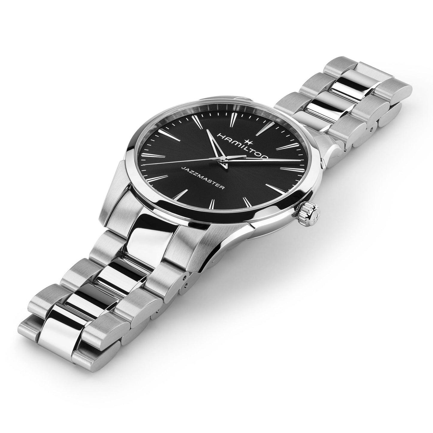 Hamilton - Orologio Uomo Hamilton 40mm In Acciaio Quadrante Nero - Nazareno Bancone Gioielli