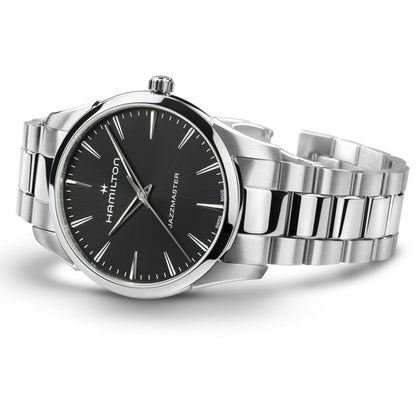 Hamilton - Orologio Uomo Hamilton 40mm In Acciaio Quadrante Nero - Nazareno Bancone Gioielli