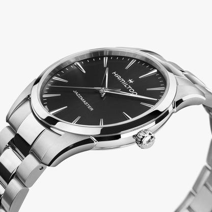 Hamilton - Orologio Uomo Hamilton 40mm In Acciaio Quadrante Nero - Nazareno Bancone Gioielli