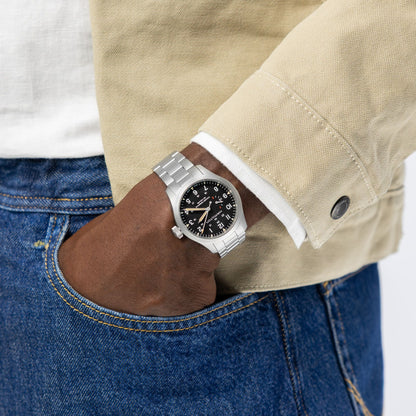 Hamilton - Orologio Uomo Hamilton 40mm Quadrante Nero - Nazareno Bancone Gioielli