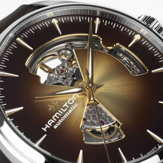 Hamilton - Orologio Uomo Hamilton 42mm In Acciaio Quadrante Marrone Fumé - Nazareno Bancone Gioielli