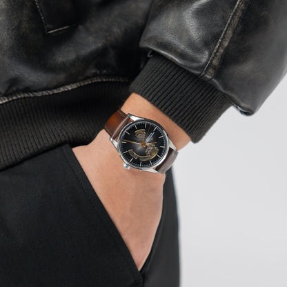 Hamilton - Orologio Uomo Hamilton 42mm In Acciaio Quadrante Marrone Fumé - Nazareno Bancone Gioielli