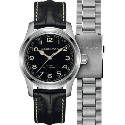 Hamilton - Orologio Uomo Hamilton 42mm In Acciaio Quadrante Nero - Nazareno Bancone Gioielli