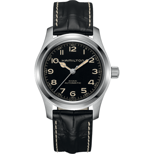 Hamilton - Orologio Uomo Hamilton 42mm In Acciaio Quadrante Nero - Nazareno Bancone Gioielli