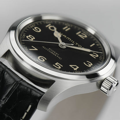 Hamilton - Orologio Uomo Hamilton 42mm In Acciaio Quadrante Nero - Nazareno Bancone Gioielli