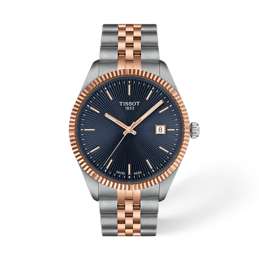 Tissot - Orologio Uomo Tissot Ballade 40mm Quarzo Uomo Bicolore Blu - Nazareno Bancone Gioielli
