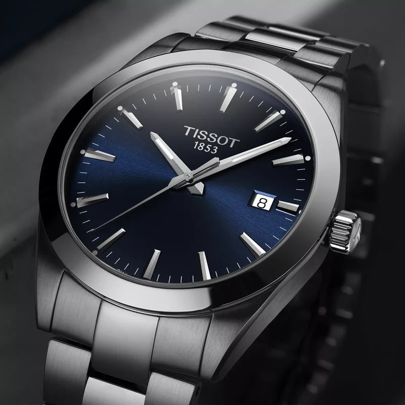 Tissot - Orologio Uomo Tissot Gentleman 40mm Quarzo Blu - Nazareno Bancone Gioielli