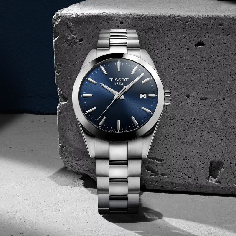 Tissot - Orologio Uomo Tissot Gentleman 40mm Quarzo Blu - Nazareno Bancone Gioielli