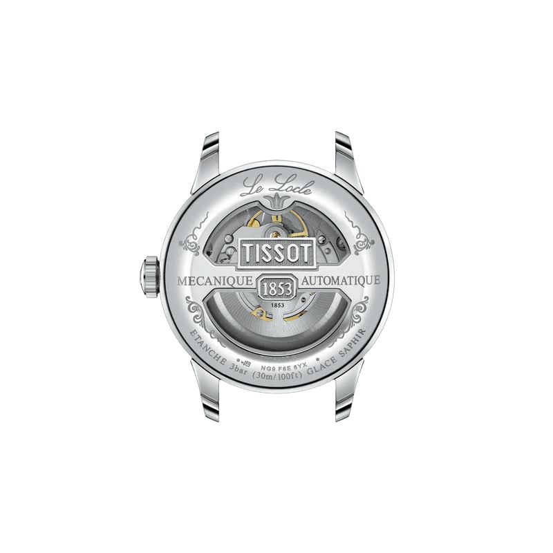 Tissot - Orologio Uomo Tissot Le Locle 39.3mm Automatico Nero - Nazareno Bancone Gioielli