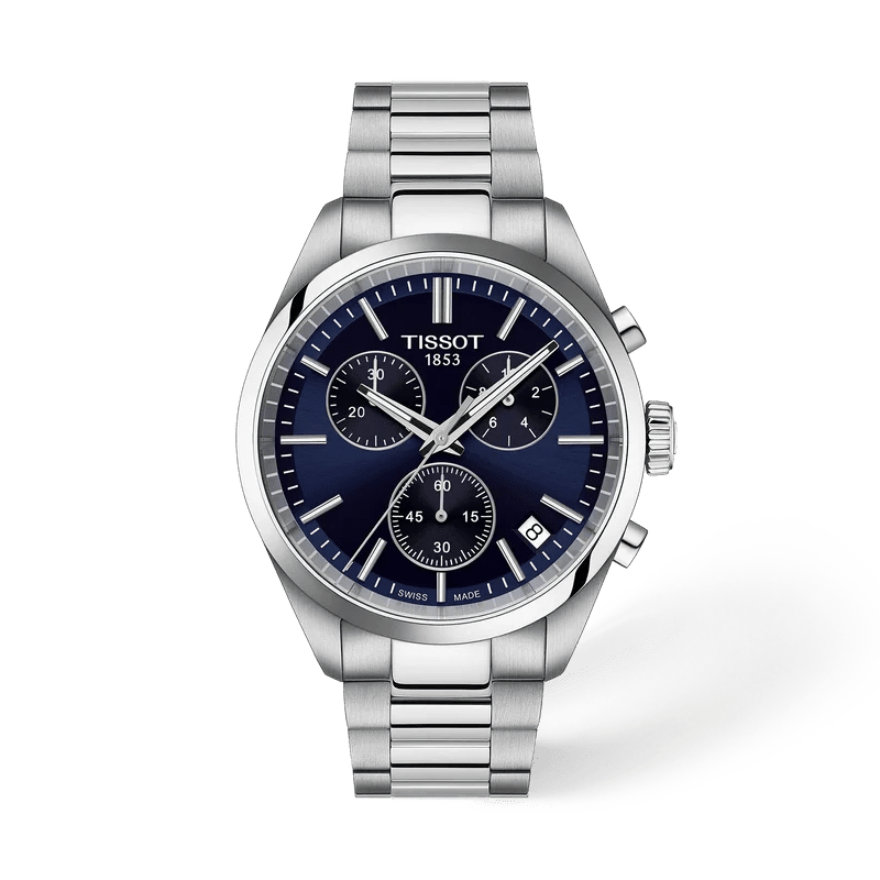 Tissot - Orologio Uomo Tissot PR 100 40mm Chronograph Quarzo Blu - Nazareno Bancone Gioielli