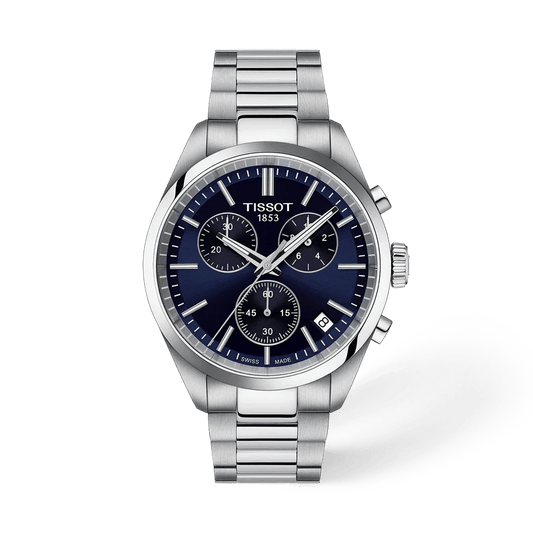 Tissot - Orologio Uomo Tissot PR 100 40mm Chronograph Quarzo Blu - Nazareno Bancone Gioielli