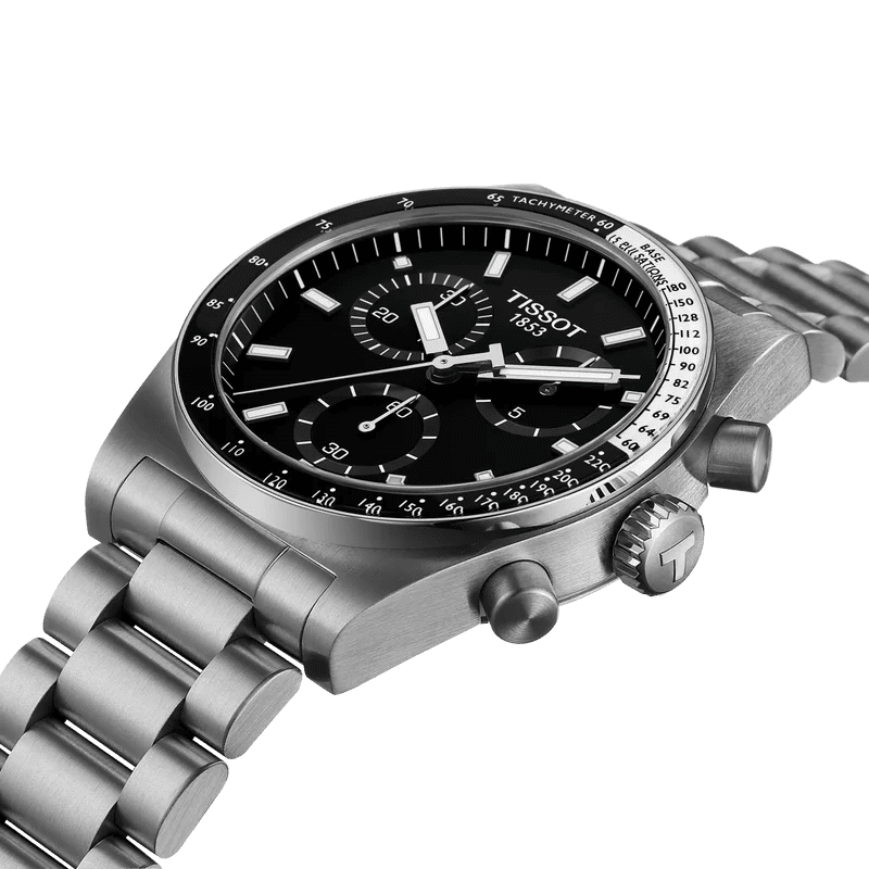 Tissot - Orologio Uomo Tissot PR516 40mm Chronograph Quarzo Nero - Nazareno Bancone Gioielli